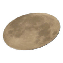 Moon dinner plate