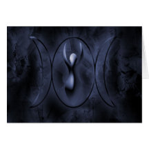 Moon Goddess 2 Greeting Cards