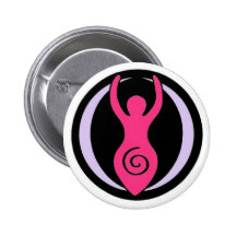 Moon Goddess Button