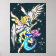 Moon Goddess Poster
