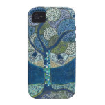 Moon in Bloom painting - iPhone 4 Case-Mate Tough