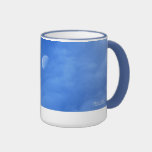 Moon in Blue mugs