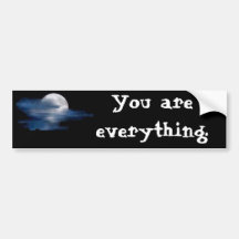 Moon Quote (Wizard People) Bumper Stickers