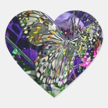 Moon Struck Butterfly! Sticker