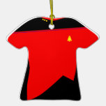 Moonbase Red Shirt Ornament