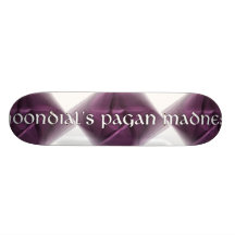 Moondial's Pagan Madness Custom Skate Board