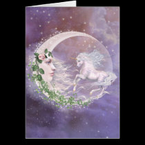 Moonicorn Notecard cards