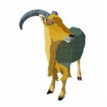 Moonlight Aoudad Photo Sculpture
