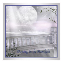 Moonlight Beach Prom Invitatins Custom Invites