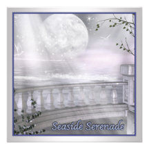 Moonlight Beach Prom Invitatins Custom Announcements