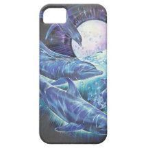 Moonlite Dolphins iPhone 5 Cover