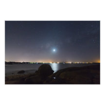 Moonset over Bowen Photo Art