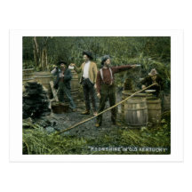 Moonshine Still in Old Kentucky 1908 Vintage Postcard