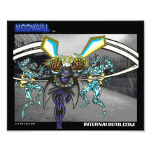 Moonwill Vs. Robots Photo Print