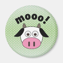 Mooo! Cow Refrigerator Magnets