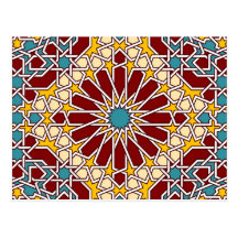 Moorish Tile Postcard