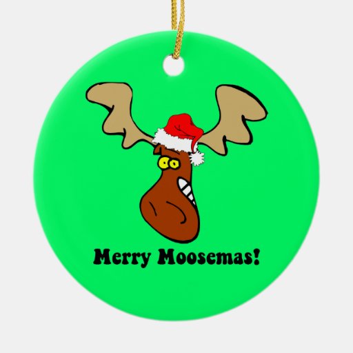Moose Christmas Christmas Tree Ornaments