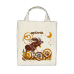 Moose Ciuntry Organic Reusable Shopping Gift Bag