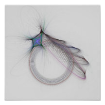 more fun on pale grey photo print