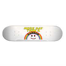 More Gay Than A Rainbow Skateboard