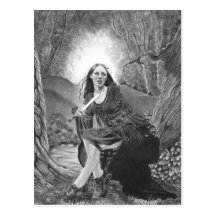 Morgan Le Fay Postcard