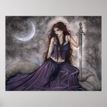 Morgan le Fay Poster by Molly Harrison