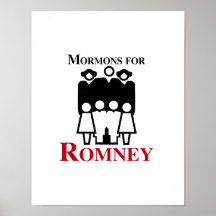 Mormons for Romney.png Posters