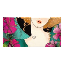 morning  beauty personalized photo card