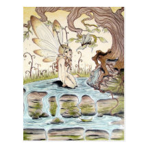 'Morning Dew' collectable postcard