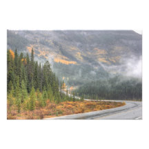 Morning Fogs along Icefields Parkway Photo Print