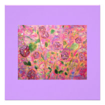 morning glories blooming invitations