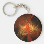 Morning Magic Abstract Art Keychain