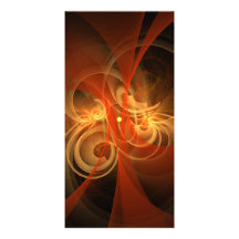 Morning Magic Abstract Art Photo Card