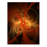 Morning Magic Abstract Art Postcard