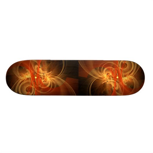 Morning Magic Abstract Art Skateboard