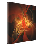 Morning Magic Abstract Art Wrapped Canvas Print