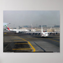 Morning Rush Hour in Dubai Print