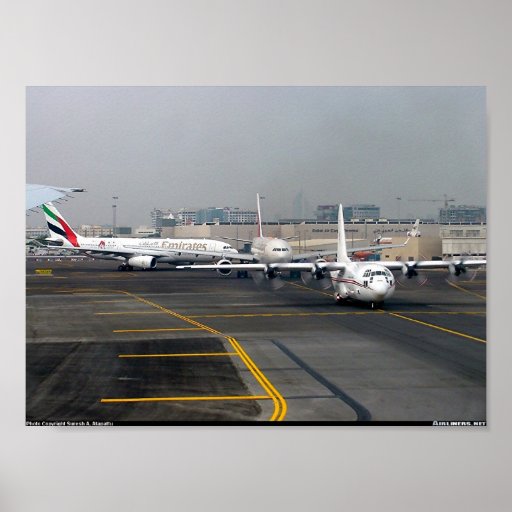 Morning Rush Hour in Dubai Print