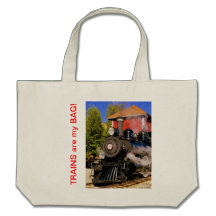 Morning Train Tote Bag
