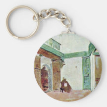 Moroccan Courtyard Keychains