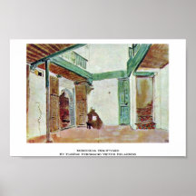 Moroccan Courtyard Posters