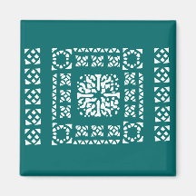 Moroccan Lantern Pattern Magnet