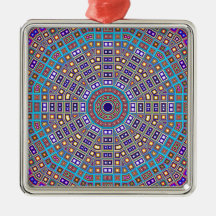 Moroccan Mosaic Kaleidoscope Ornament