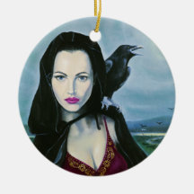 "Morrigan" Goddess Christmas Ornament