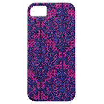 Mosaic Damask Blue and Pink iPhone 5 Covers