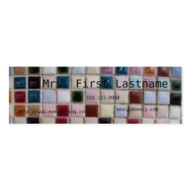 Mosaic Profile Card Business Card Templates