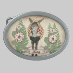Moses Red Rose  Name Plate Belt Buck belt buckles