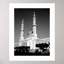 Mosque in Tripoli (B&W) Posters