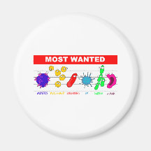 Most Wanted Fridge Magnets