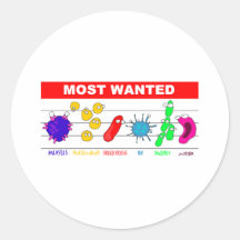 Most Wanted Sticker
